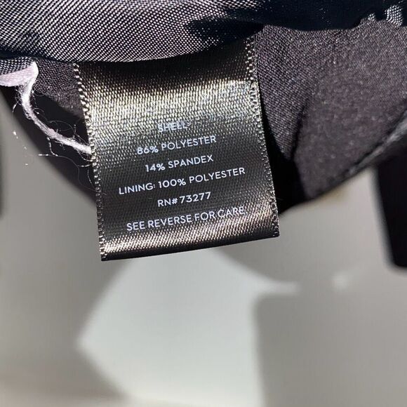 Simply Vera Vera Wang Women's Black Relaxed Single Breasted Blazer Jacket XL - Picture 11 of 11